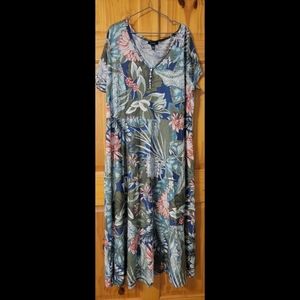 Chaps short sleeve knit dress